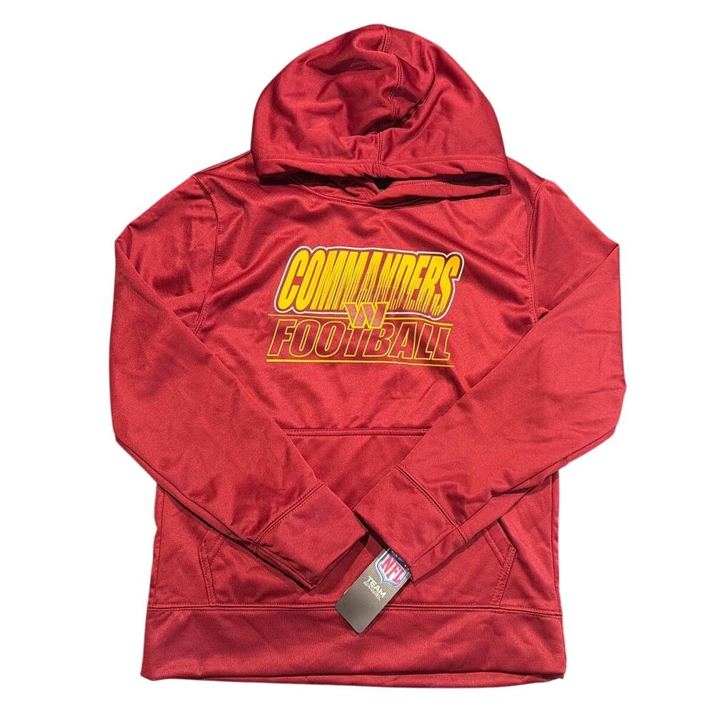 NWT Washington Commanders Youth Performance Hoodie, Red, Size XL (14/16)